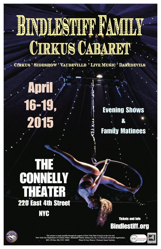 Bindlestiff Family Cirkus Cabaret at the Connelly Theater 