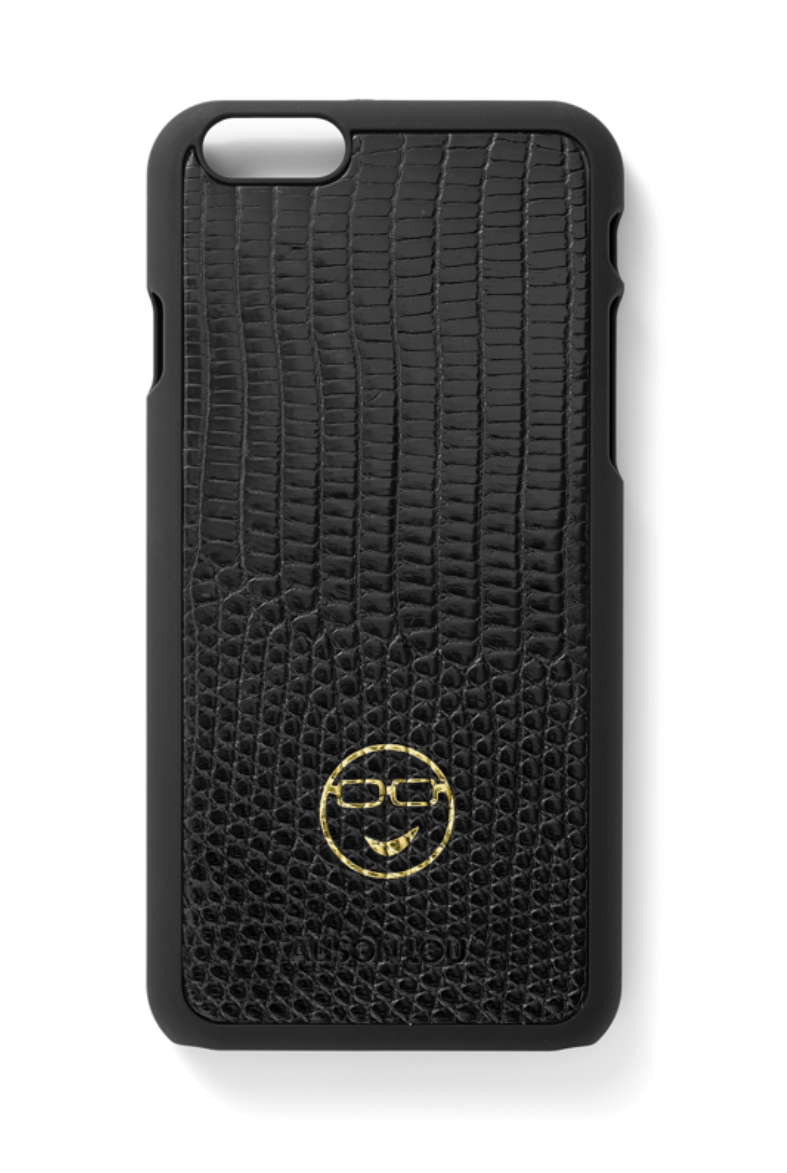 Gold Embossed Alison Lou Joe Cool Face iPhone 6 Case