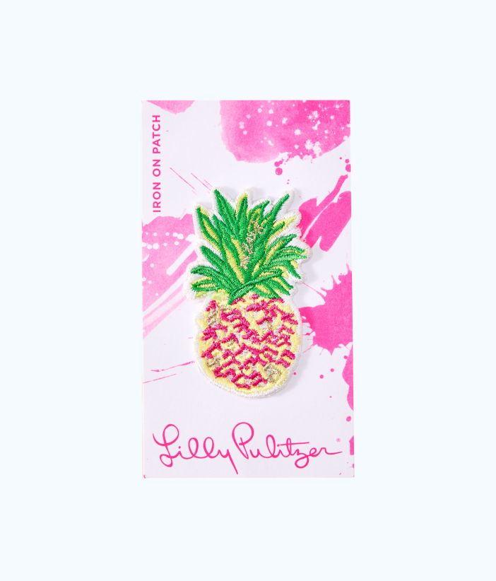 Lilly Pulitzer Iron On Pineapple Patch