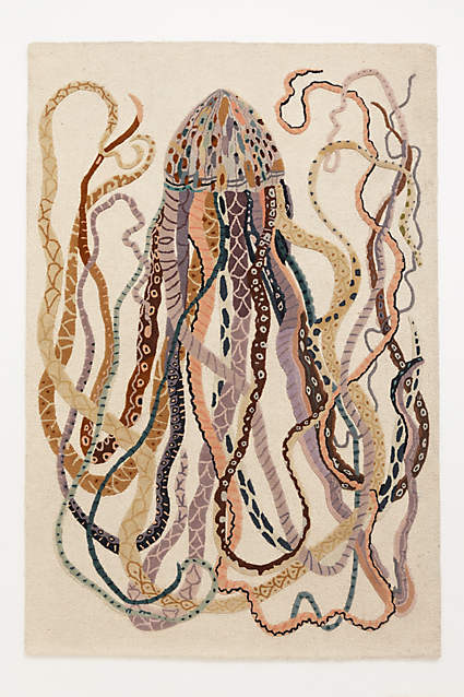 Michelle Morin Tufted Jellyfish Rug from Anthropologie 