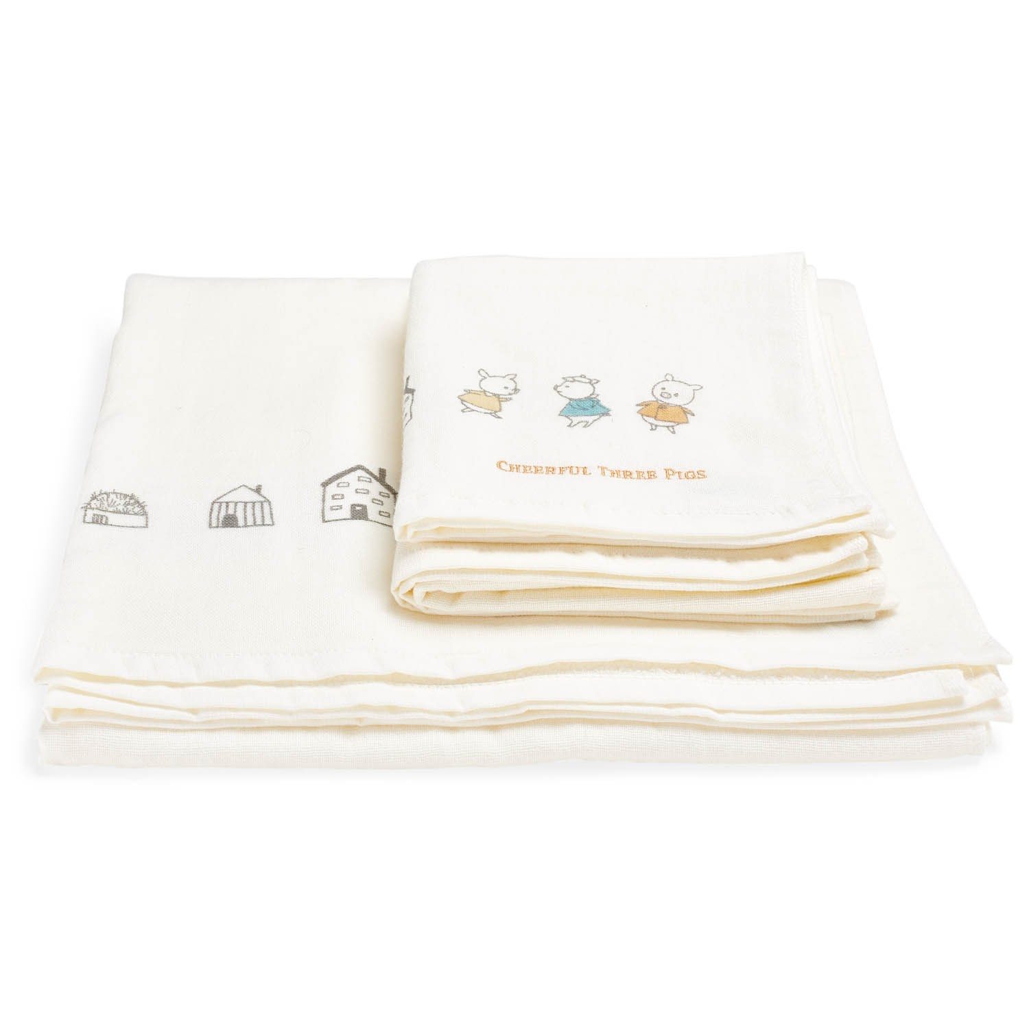 Three Little Pigs Towels from ABC Carpet & Home