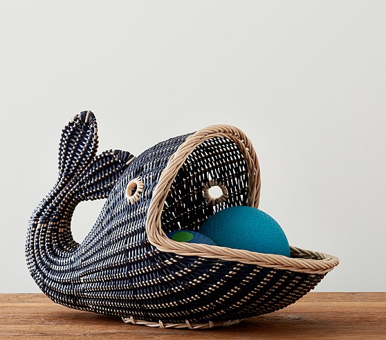 Pottery Barn Kids Whale Basket