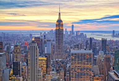 Manhattan and Empire State from above