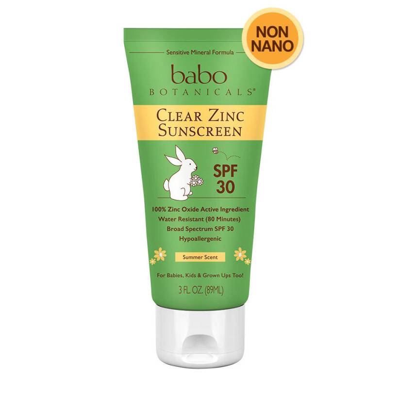 Babo Botanicals Clear Zinc Sunscreen Lotion