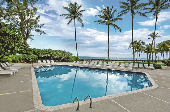 Saltwater pool at the Condado Plaza Hilton 