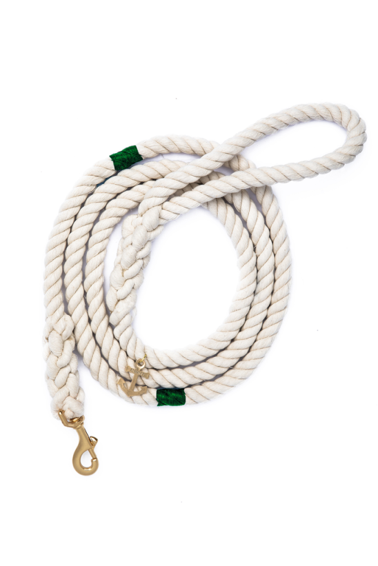 Kiel James Patrick The Knotty Dog Leash - Green