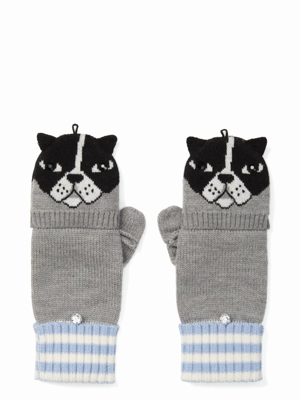 Kate Spade New York Antoine Pop Top Mittens