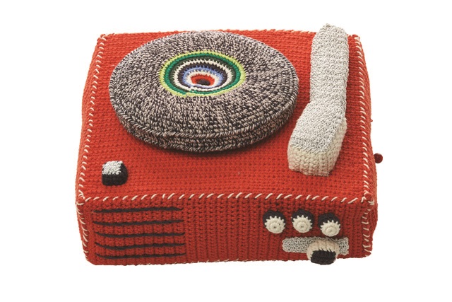 Anne-Claire Petit Crocheted Record Player