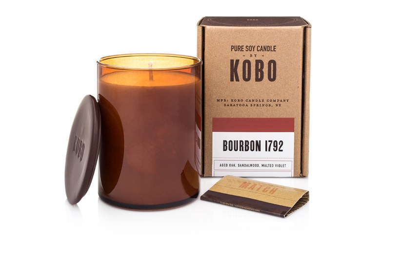 Kobo Candles Bourbon 1792 Pure Soy Candle