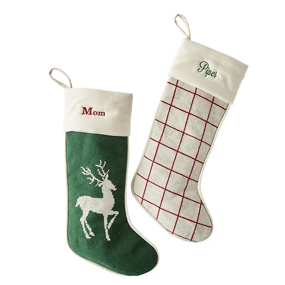 Mark and Graham Needlepoint Stocking