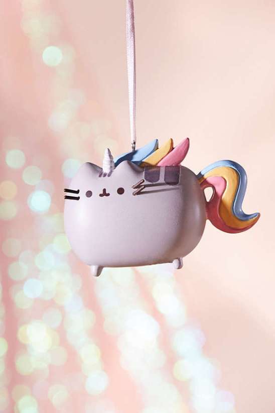 Pusheen Unicorn Christmas Ornament 