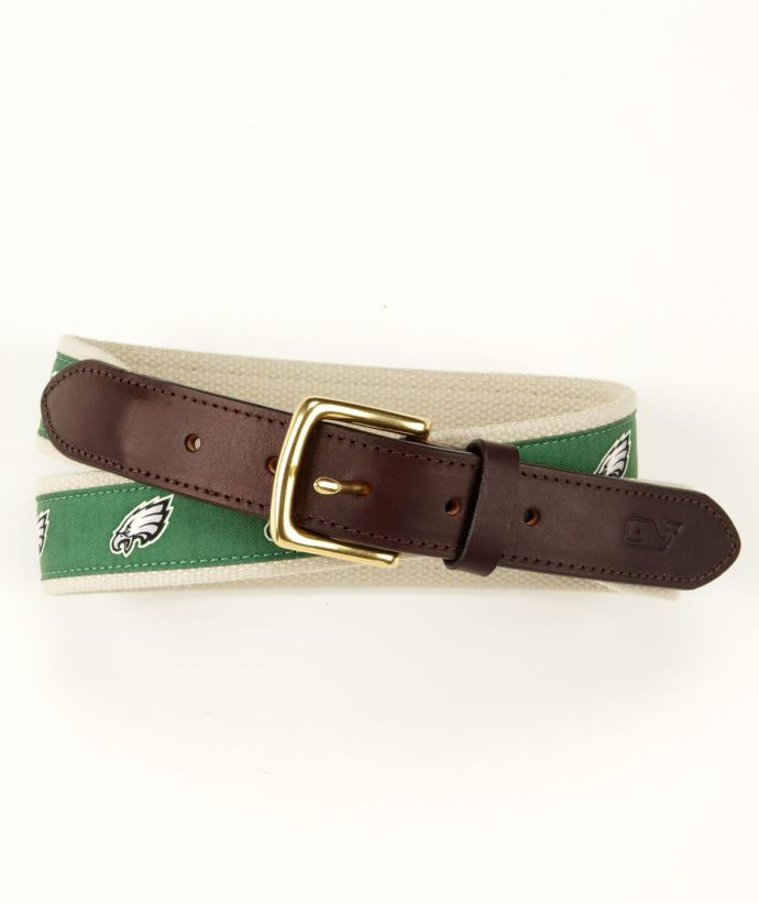 Vineyard Vines Philadelphia Eagles Canvas Club Belt