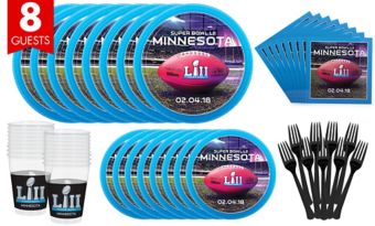 Party City Super Bowl Tableware Kit