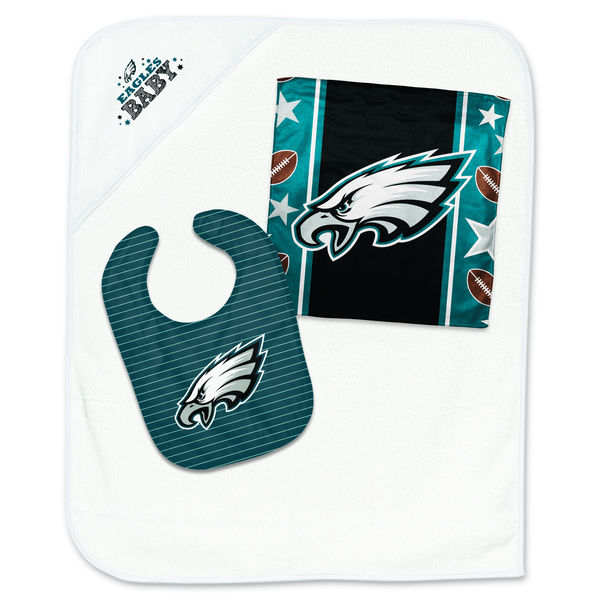 Infant Philadelphia Eagles WinCraft Three-Piece Gift Set