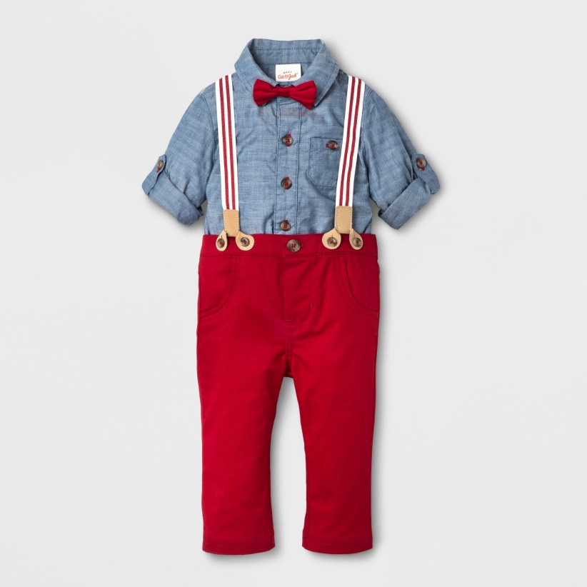 Bowtie And Suspenders Two-Piece