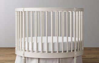 pottery barn round crib