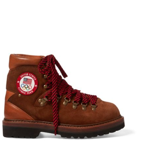 Ralph Lauren Team USA Ceremony Suede Boot