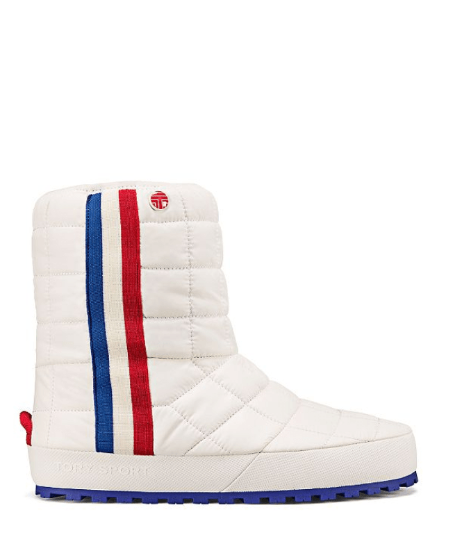 Tory Sport Quilted Puffer Booties 