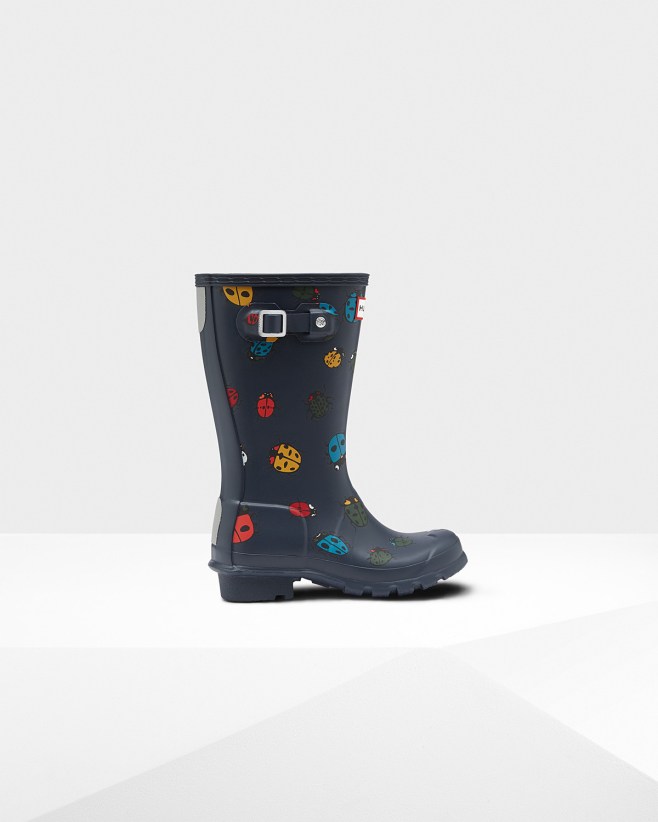 Hunter Original Kids Ladybug Rain Boots