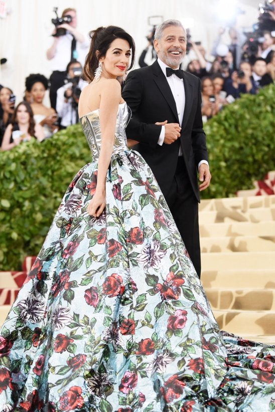 Amal Clooney (with husband George Clooney)