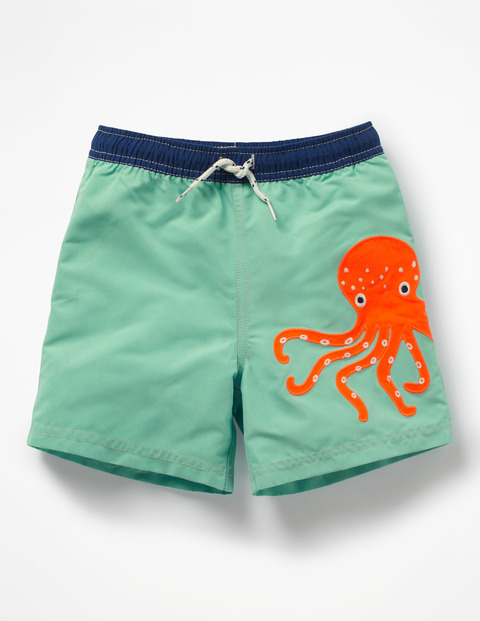 Boden Deep Sea Embroidered Trunks