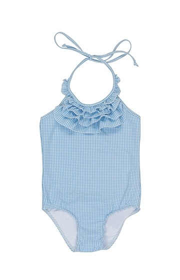 Shoshanna Baby Girl Swim Mini Gingham Ruffle One Piece