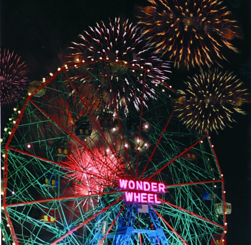 Free Fireworks on Coney Island 