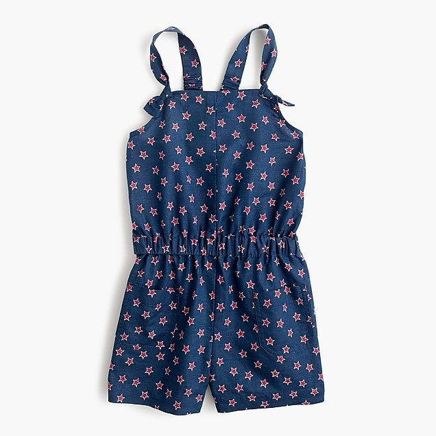 J.Crew Girls' Star-Print Romper