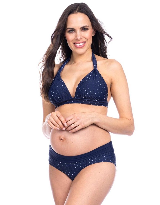 Seraphine Polka Dot Adjustable Maternity Bikini