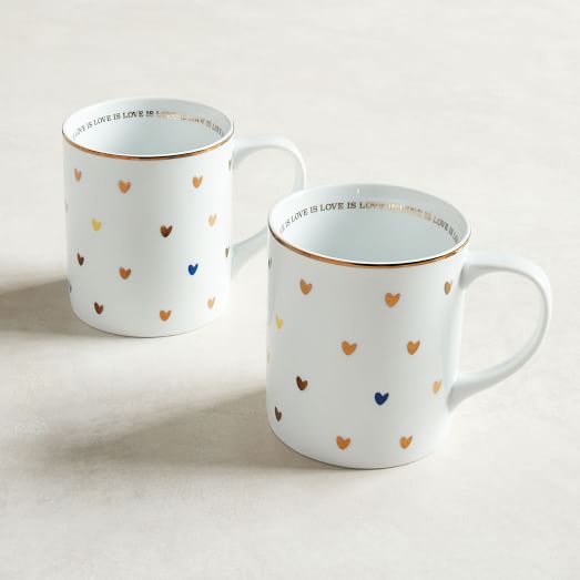 West Elm Love is Love Mug (Set of 2)