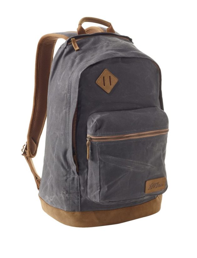 L.L.Bean Classic Teardrop Waxed-Canvas Backpack