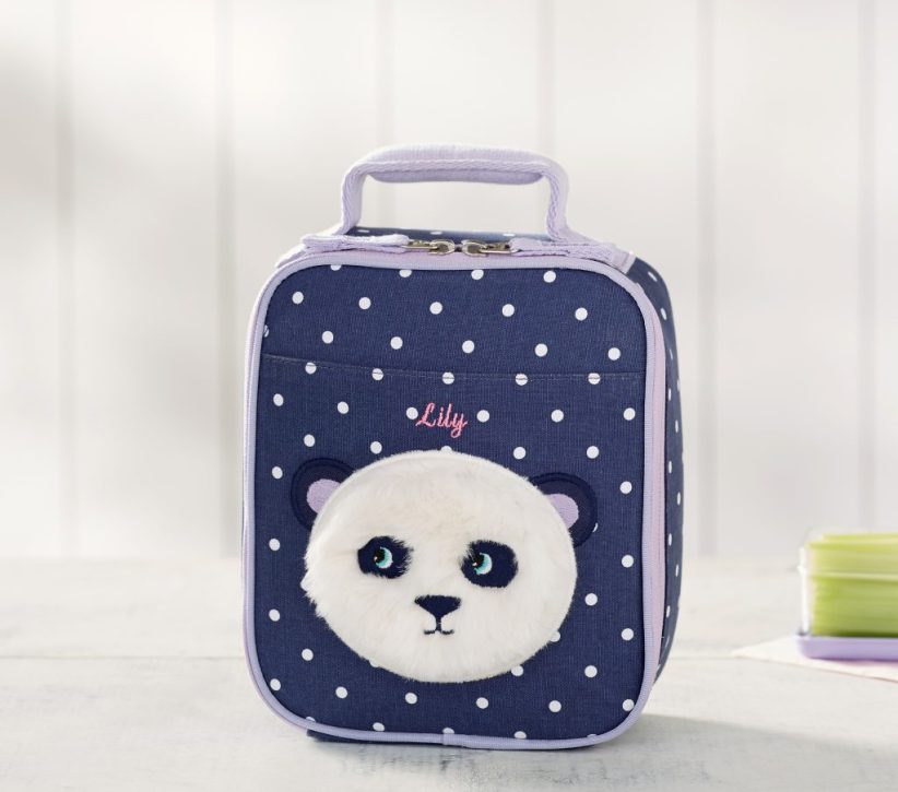 Pottery Barn Kids Classic Critter Panda Lunch Bag