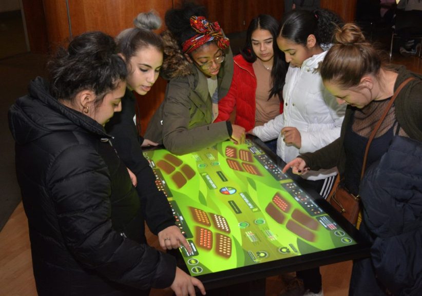 children enjoying activities at a museum