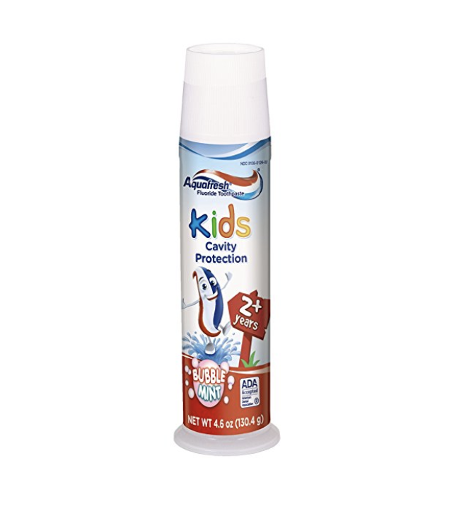 Aquafresh Kids Cavity Protection Toothpaste in Bubble Mint