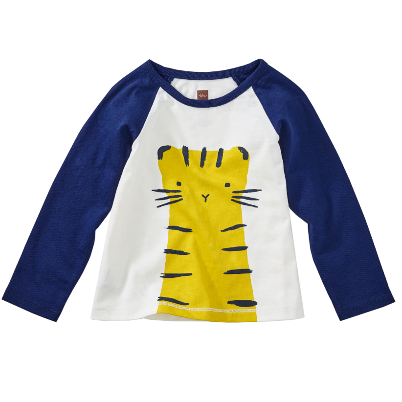 Tea Collection Tiger Raglan Graphic Tee