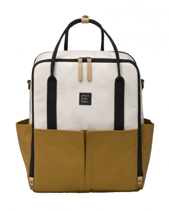 Petunia Pickle Bottom Inter-Mix Backpack in Caramel/Black