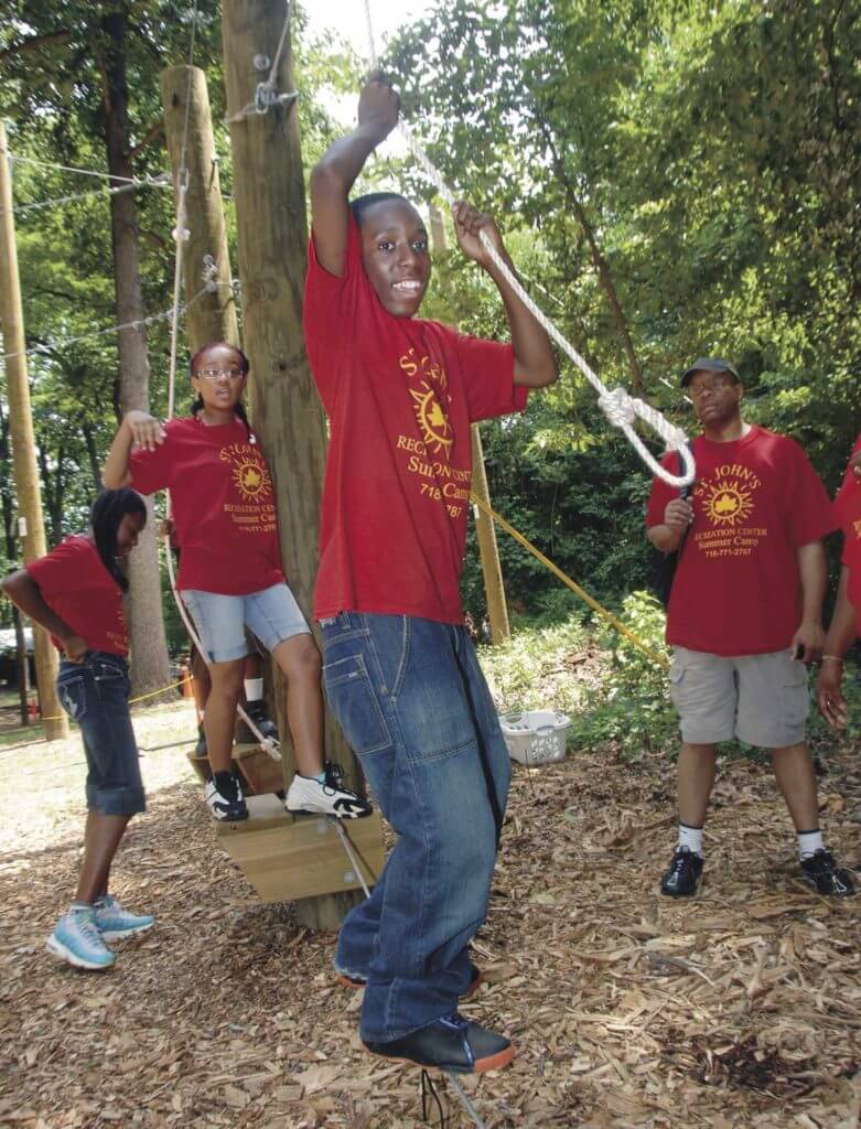 Adventure Course at Alley Pond Park New York Family