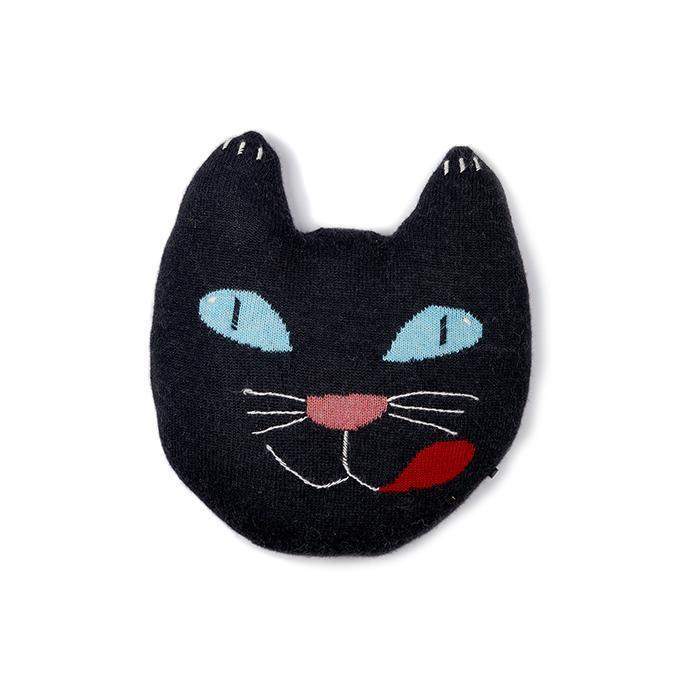 Oeuf Black Cat Pillow