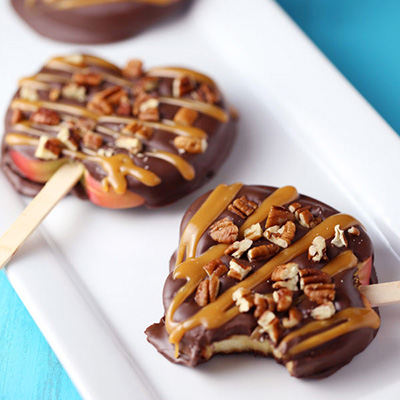 Chocolate Turtle Apple Slices