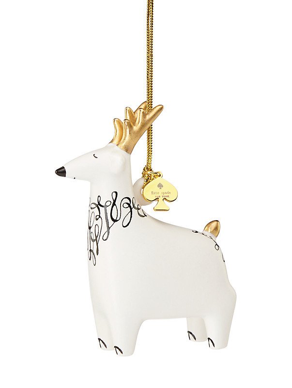 Kate Spade New York Woodland Park Reindeer Ornament 