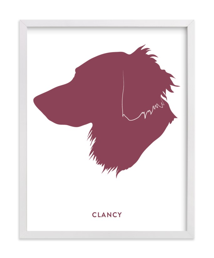 Minted Custom Pet Silhouette Art