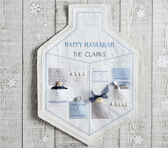 Pottery Barn Kids Hanukkah Dreidel Countdown Calendar