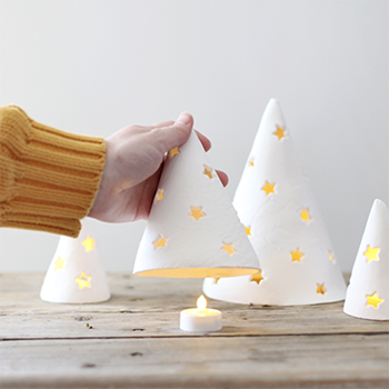 Porcelain Holiday Tree Lights 