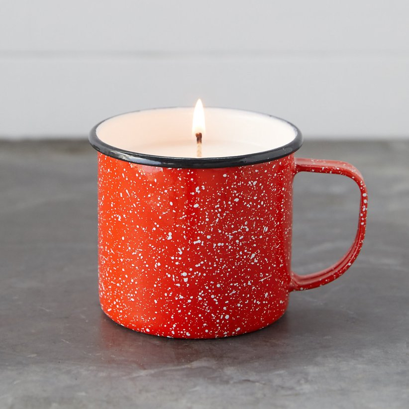 Terrain Hot Cider Candle, Enamel Mug