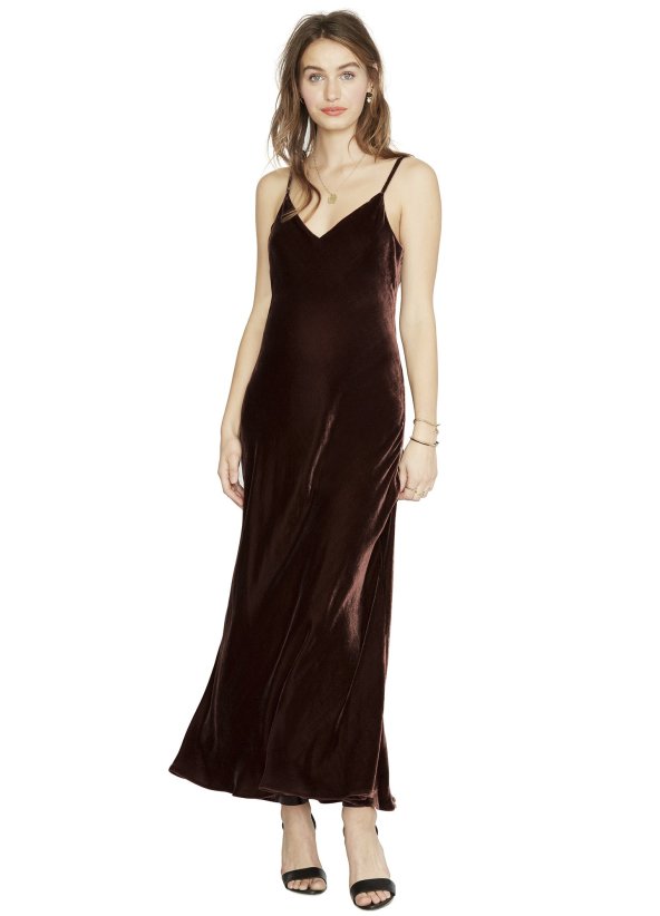 HATCH Collection Velvet Ricky Slip Dress