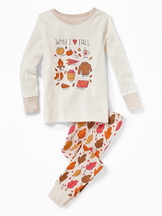 Old Navy Fall-Graphic Sleep Set for Toddler & Baby