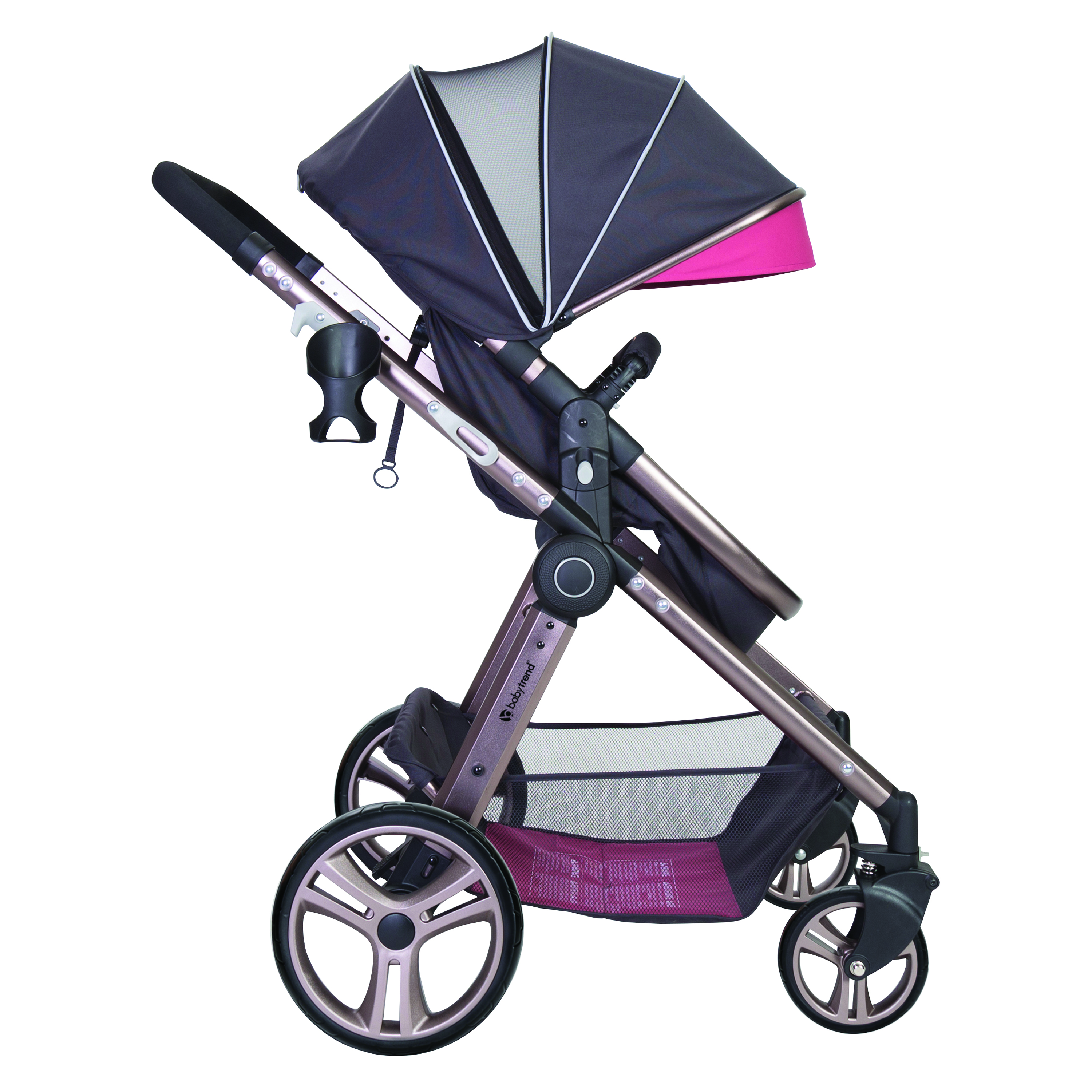 Baby trend go lite snap fit sprout travel system rose gold hotsell