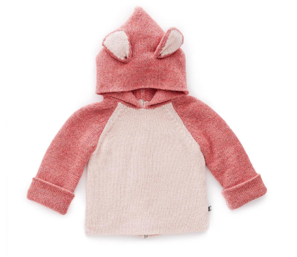 Oeuf Reversible Hoodie-Pink Panther