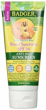 Badger Balm Anti-Bug Sunscreen SPF 34