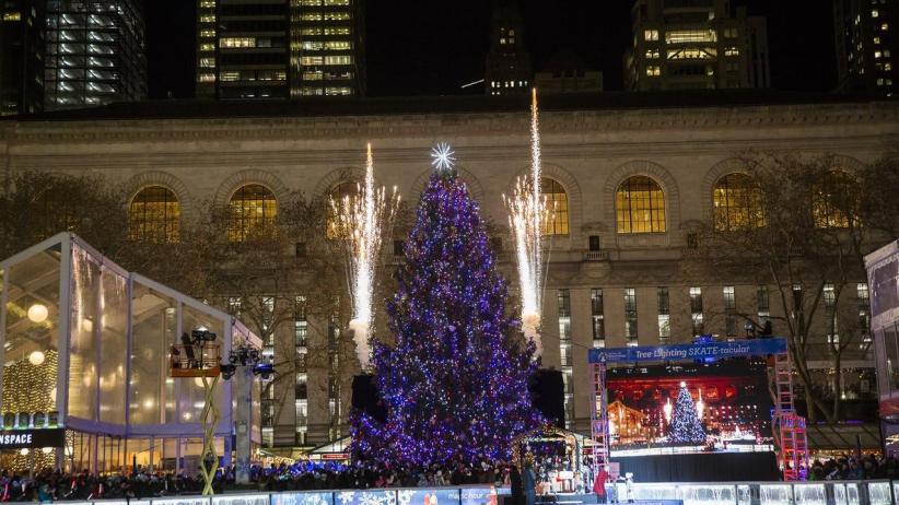 Tree Lighting Bryant Park - Midtown